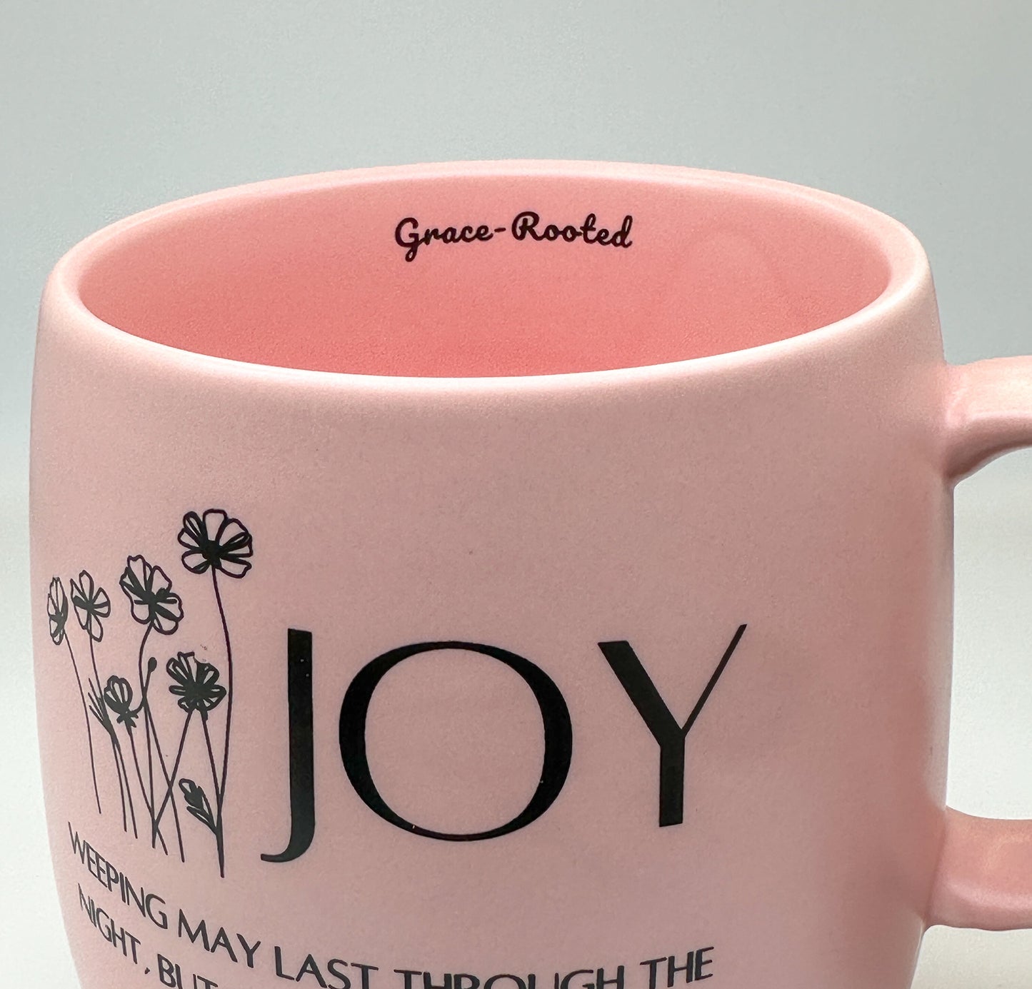 JOY 16oz Christian Mug – Palm 30:5
