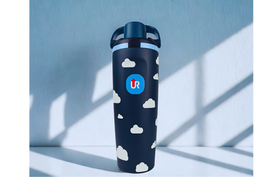 Flip-Top Dual-Sip Insulated Tumbler