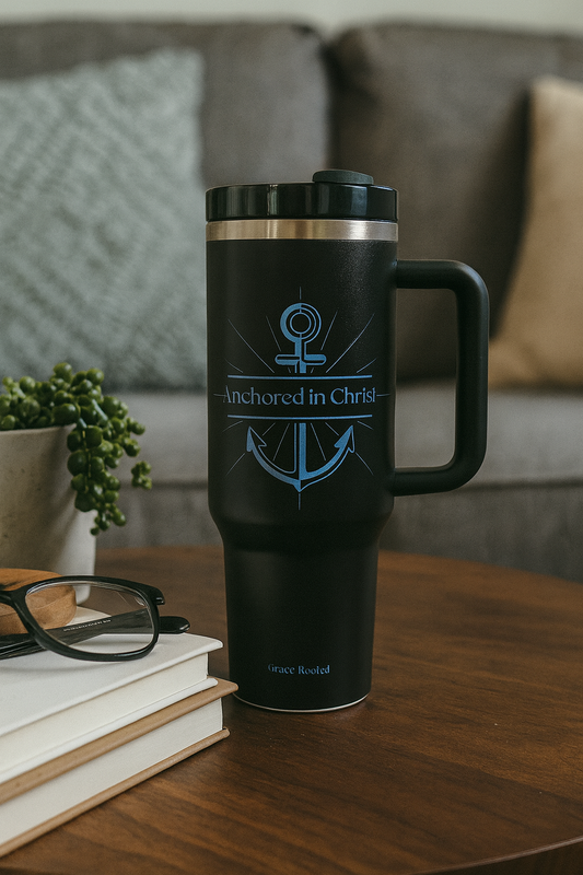 Anchored In Christ 40oz Tumbler