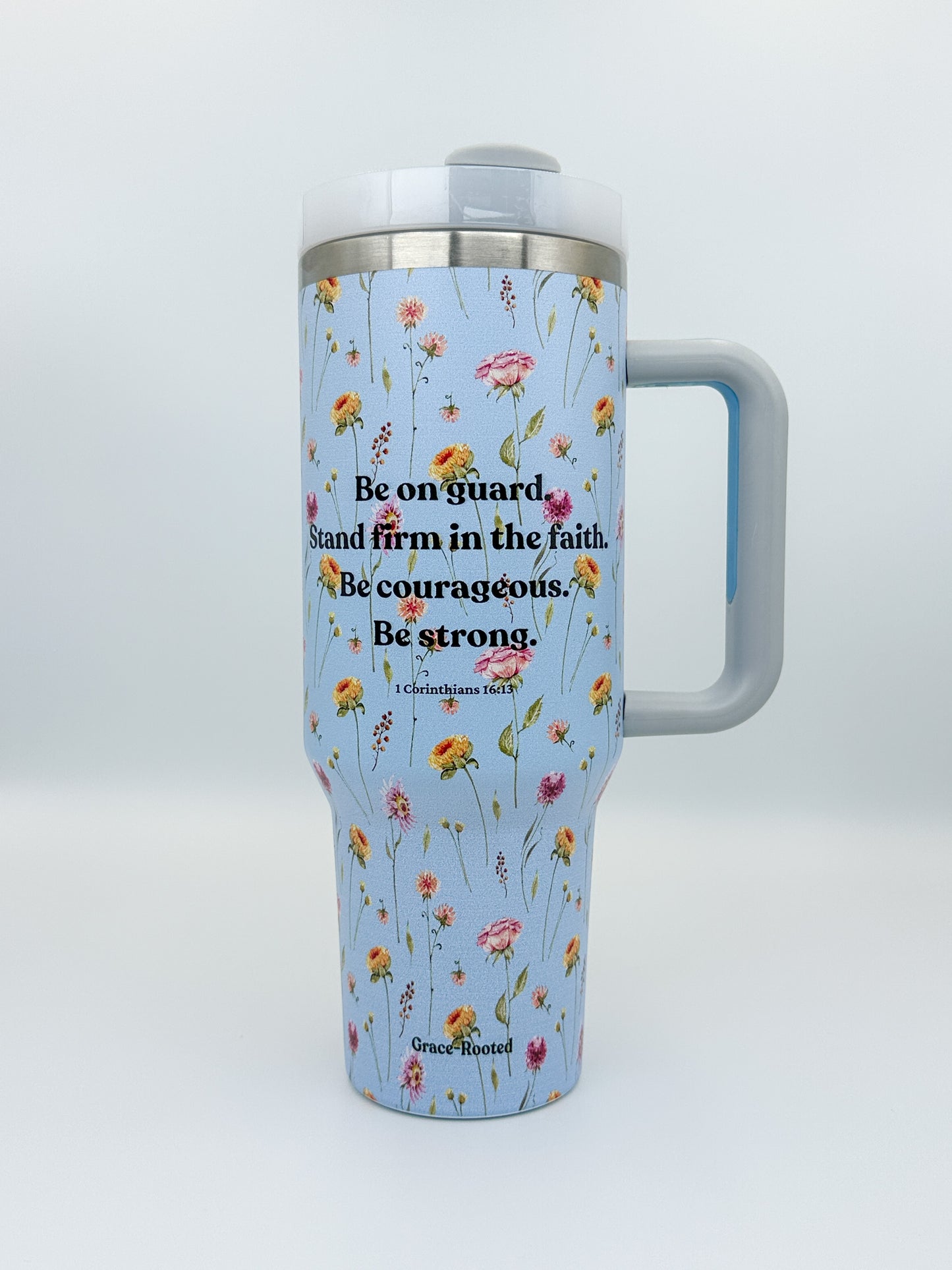 Be On Guard 40oz Tumbler Blue
