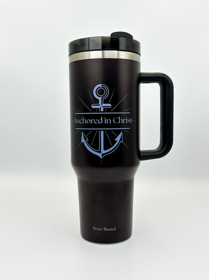 Anchored In Christ 40oz Tumbler