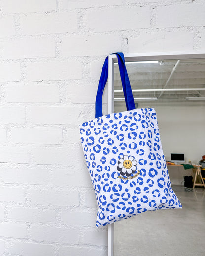 Young, Was Wild & Free by Grace 🐆 Medium Animal print Canvas Tote Bag