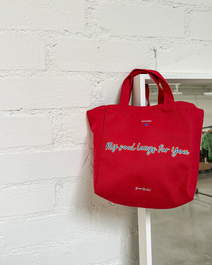 My Soul Longs For You 💘 Small Canvas Tote Bag