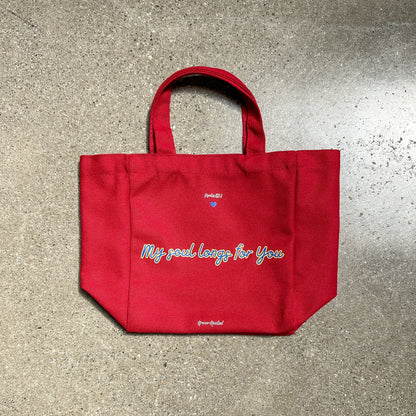 My Soul Longs For You 💘 Small Canvas Tote Bag