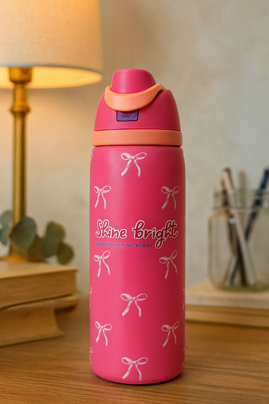 SHINE BRIGHT 32oz Tumbler Pink